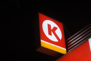 The distinctive Circle K logo