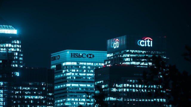 City buildings during night time photo